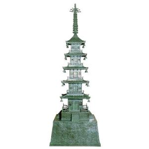 五重塔 高さ38.5cm｜置物 銀製 : HIKARI GALLERYヤフー店 - 通販