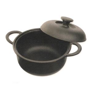 南部鉄器 ミニ鍋 片手鍋 内径15.5cm IH・直火・ガスコンロ対応 鉄分