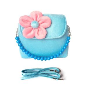 (Blue) - Elesa Miracle Little Girl Beauty Set Plush Handbag + Flower-shapedの商品画像