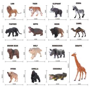 15 Animal Toys for Boys Realistic Safari Animals Farm Zoo Educational Toy Gの商品画像