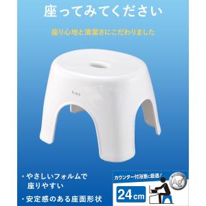 お風呂 椅子 風呂イス 24cm ホワイト エ...の詳細画像1