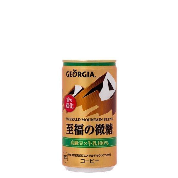 ジョージア エメラルドマウンテンブレンド 至福の微糖 185g 缶コーヒー 1ケース 30本入