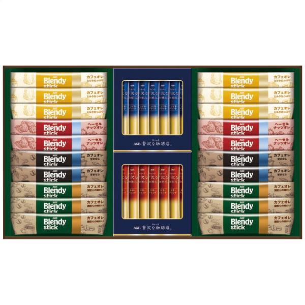 コーヒーギフト AGF スティックカフェオレ＆ブラックアソートギフト BZT-30D