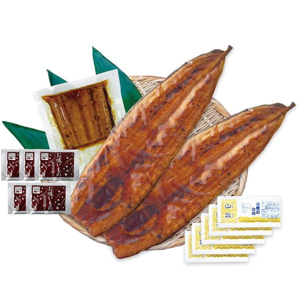 特大 鹿児島県産うなぎ蒲焼セット（永谷園お吸い物付） プレーリードッグ ファーム 詰め合わせ ギフト...