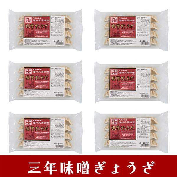三年味噌ぎょうざ（6トレー） 詰め合わせ ギフト プレゼント お中元 お歳暮 内祝い