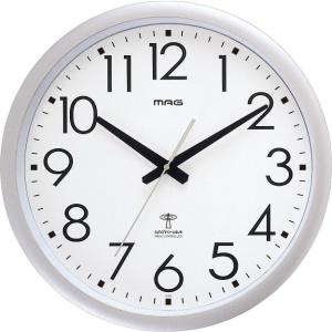 壁掛け時計 大きい 大型 電波時計 シンプル かけ時計 ウォールクロック 特大 ビッグ 直径42cm｜kanaemina-kagu