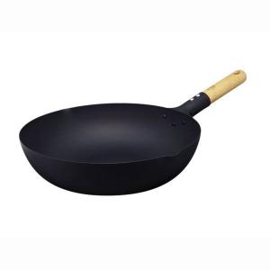 中華鍋 鉄 北京鍋 IH対応 鉄フライパン 玉子焼き器中華鍋セット 28cm
