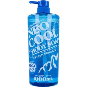 ボディソープ 夏用 ひんやり 冷感 ネオクール ボディソープ 1000ml フレッシュシトラスの香り｜kanaemina