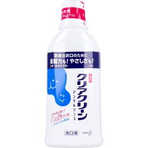 マウスウォッシュ クリアクリーン 薬用デンタルリンス ノンアルコール 洗口液 600ml｜kanaemina