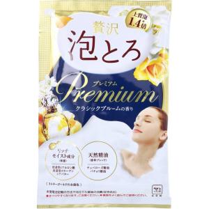 泡入浴剤 お湯物語 贅沢泡とろ プレミアム 入浴料 クラシックブルームの香り 40g 1回分