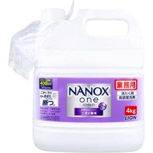 洗濯用洗剤 大容量 詰め替え用 業務用 NANOX one(ナノックスワン) 高濃度コンプリートジェル ニオイ専用 4kg｜kanaemina