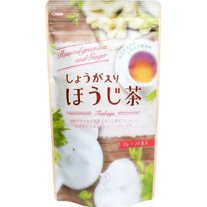 しょうが入りほうじ茶 静岡県産茶葉 国産生姜使用 ティーバッグ 2g×20包入｜kanaemina