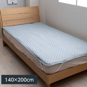 ベッドパッド 敷きパッド ダブル 140×200cm 防水 洗濯機で洗える 寝具 ベッドカバー 汚れ防止