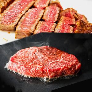 霜降りモモステーキ肉 牛肉 国産 宮崎牛 黒毛和牛 A4ランク以上 300g（100g×3枚）冷凍便｜kanaemina