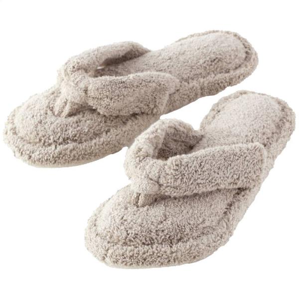 スリッパ 内野 タオルサンダルスリッパ ベージュ Mサイズ 約23-25cm用