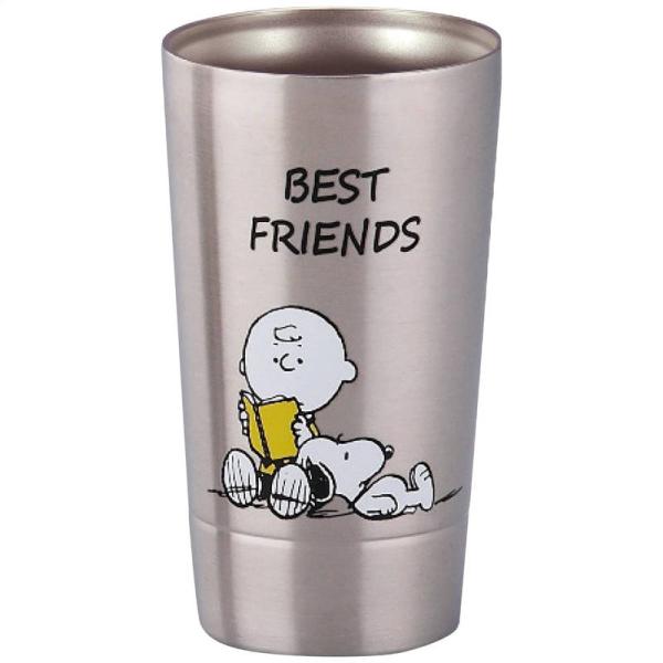 ステンレスタンブラー スヌーピー 山加商店 ピーナッツ 二重タンブラー350ml