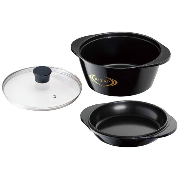 万能調理鍋セット IH対応 スケーター RIZAP ヘルシー万能鍋