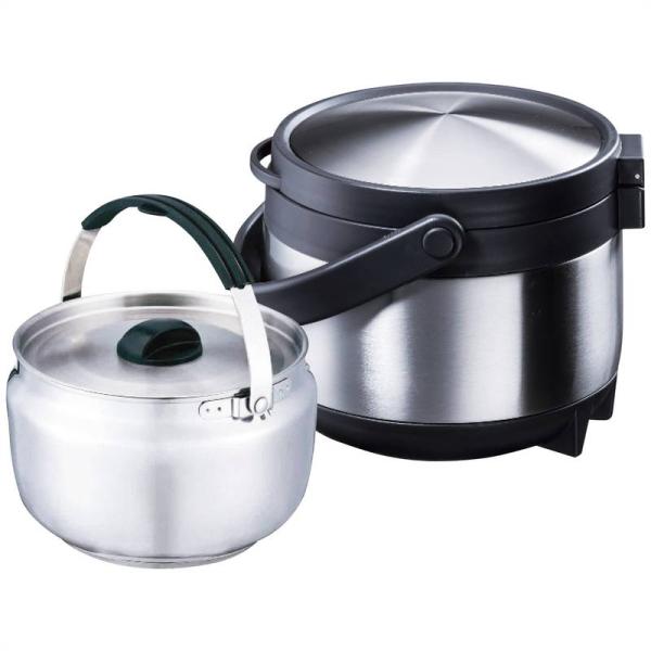 真空保温調理鍋 保温 保冷 予熱調理 ガス火 IH対応 スケーター 真空保温調理鍋 デリカクック