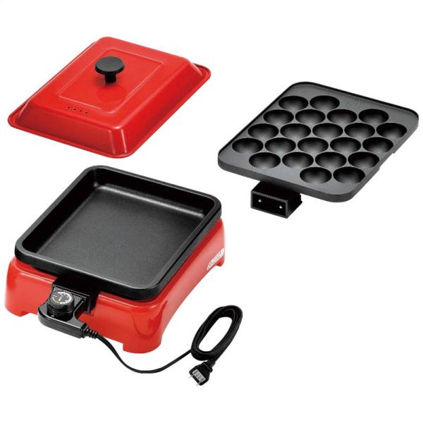 ホットプレート たこ焼きプレート付き アサヒ ソレイユ ミニホットプレートセット グリル屋台