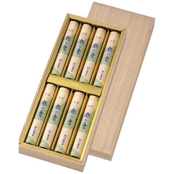 カメヤマ 松竹堂香舗 伽羅 都の香 線香8箱セット