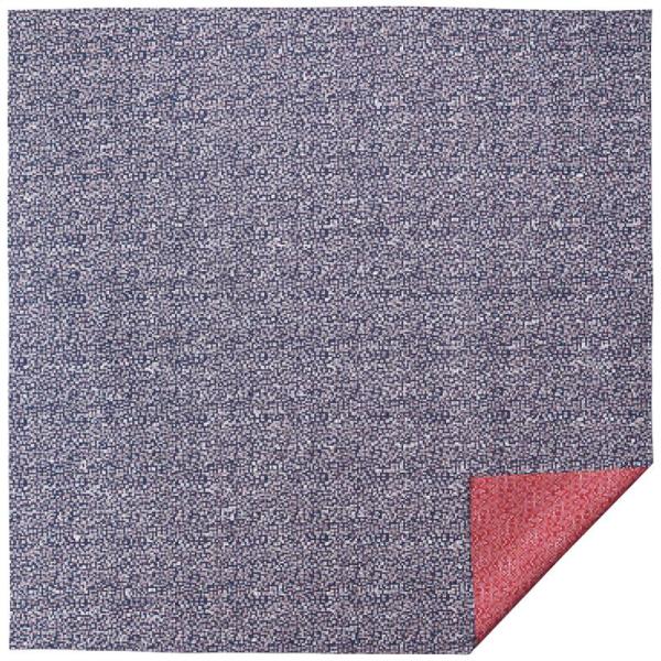 両面染め 京ふろしき “小紋柄” 青/赤