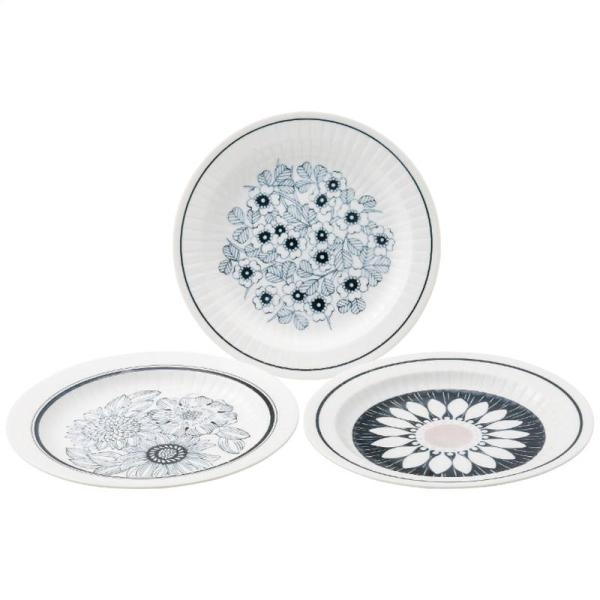 アンティコ アンティコフラワー トリオパスタプレート