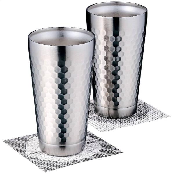 ツチメ 2層タンブラーペア350ml(コースター付)