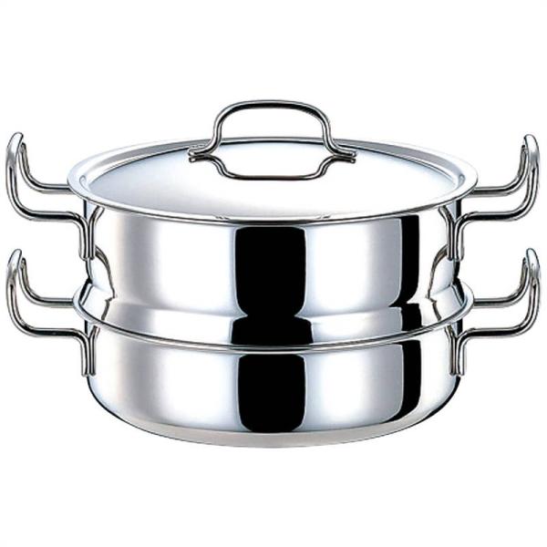 ジオ・プロダクト 全面7層 蒸し器付鍋25cm