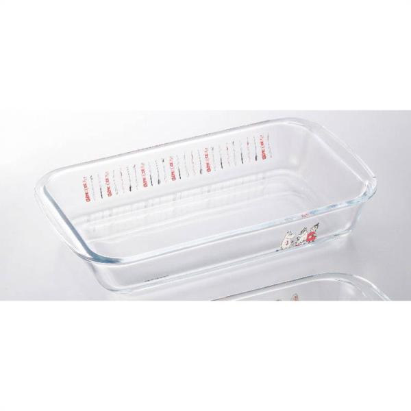 オーブン耐熱ガラス皿1.5l ムーミン