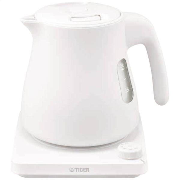 タイガー魔法瓶 温度調節機能付蒸気レス電気ケトル0.8l
