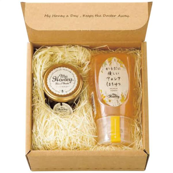 MYHONEY ナッツの蜂蜜漬けとからだに優しいアカシアはちみつのセット