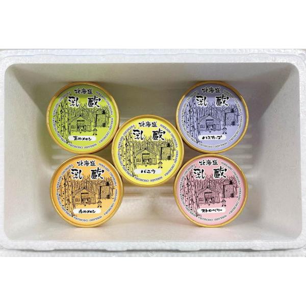 北海道アイスクリーム5種5個 乳蔵 詰め合わせ セット ギフト プレゼント お中元 お歳暮 内祝い