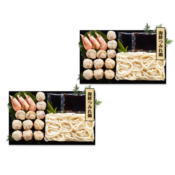 個食用 海鮮つみれ鍋セット 詰め合わせ ギフト プレゼント お中元 お歳暮 内祝い