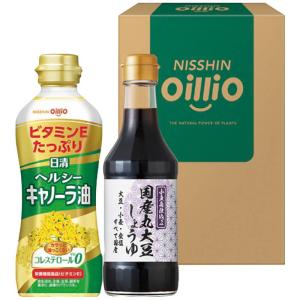 お歳暮 ギフト 2025 御歳暮 日清オイリオ 日清ヘルシーオイル＆国産丸大豆醤油ギフト TOS-10A
