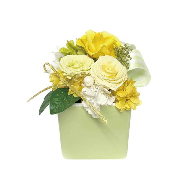母の日 ギフト 花 ギフトアレンジメント エクラン イエロー