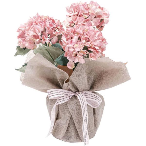 母の日 ギフト 花 アーティフィシャルフラワー紫陽花3本立ち ピンク