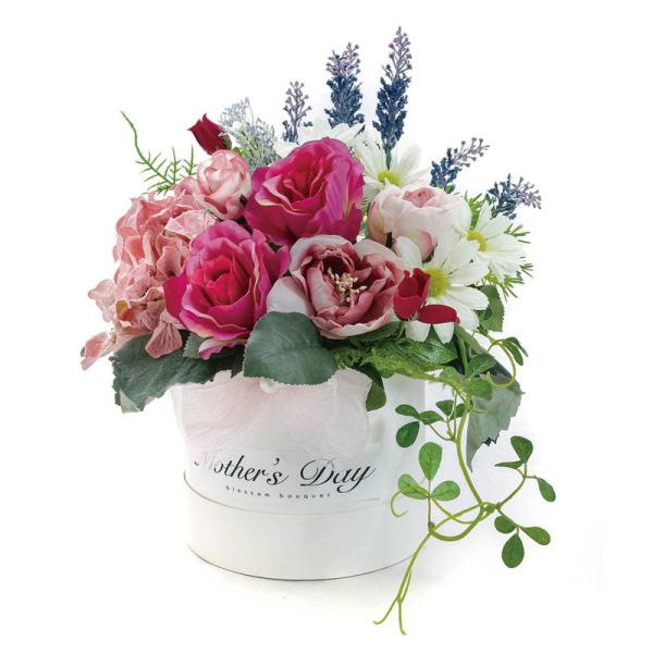 母の日 ギフト 花 アーティフィシャルフラワー ラヴィアンローズ