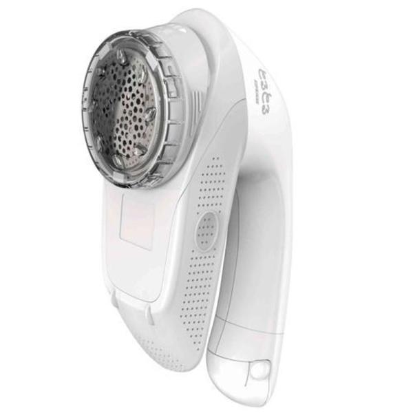 毛玉取り機 毛玉取り器 けだまとり 電動 乾電池式 毛玉とるとる スノーグレー 着たままカット ふわ...