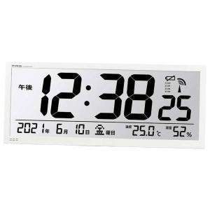 壁掛け時計 デジタル電波時計 大型 大きい時計...の詳細画像1