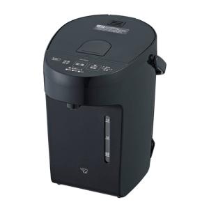 電気ポット 小型 2L 象印 まほうびん保温 3段階保温設定 蒸気セーブ 電動給湯 CP-EB20-BM スレートブラック