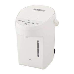 電気ポット 小型 2L 象印 まほうびん保温 3段階保温設定 蒸気セーブ 電動給湯 CP-EB20-WA ホワイト