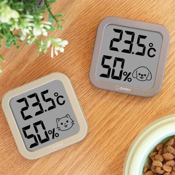 ペット用温湿度計 デジタル 熱中症対策 犬 猫 ペット専用 快適マーク表示 ここちイーワン ここちイ...