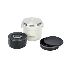 象印（ZOJIRUSHI） ステンレスランチジャー 大容量/茶碗4杯分 保温弁当