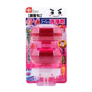 トイレの洗浄剤 トイレ洗浄剤 レック 激落ちくん GNタンクにポン トイレの洗浄剤 ピーチ 80ml 本体 洗浄剤2個