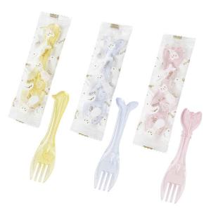 ミニフォーク プラスチックフォーク 使い捨て カ...の商品画像