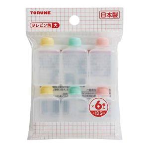お弁当用調味料入れ タレビン 角大 6個入 醤油入れ ソース入れ ドレッシングボトル ソースドレッシングボトル 日本製