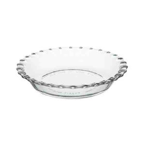 パイ皿 グラタン オーブン皿 トレー 耐熱ガラス製 ふち飾り皿