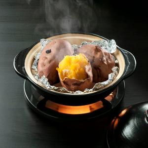 電子レンジでほくほく石焼いも鍋（石付） 電子レンジ専用 焼き芋器