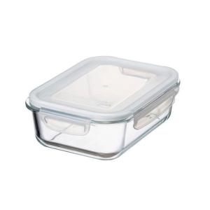TAMAKI 蓋付きフードコンテナ スクエア 耐熱ガラス 密閉 保存容器 食洗