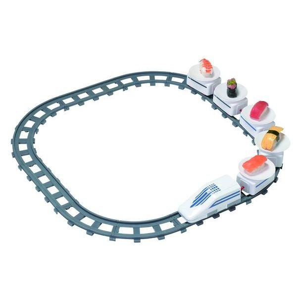 回転寿司 おもちゃ 家庭用 家でできる おうちでトレイン回転寿司セット 乾電池式